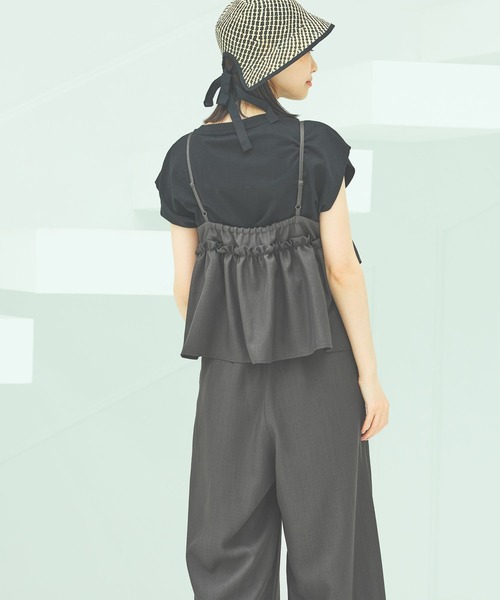 LAKOLE（ラコレ）の「リボン付きペーパーハット / 288133（ハット・レディース・ブラック/ブラウン・FREE）」の15枚目の写真