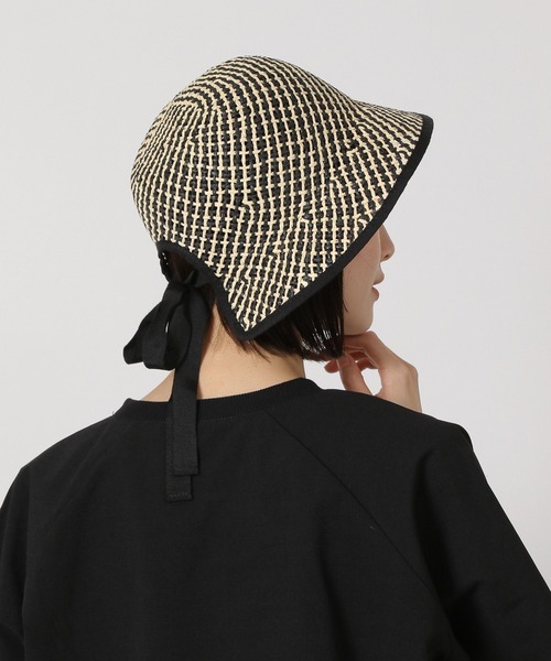 LAKOLE（ラコレ）の「リボン付きペーパーハット / 288133（ハット・レディース・ブラック/ブラウン・FREE）」の20枚目の写真