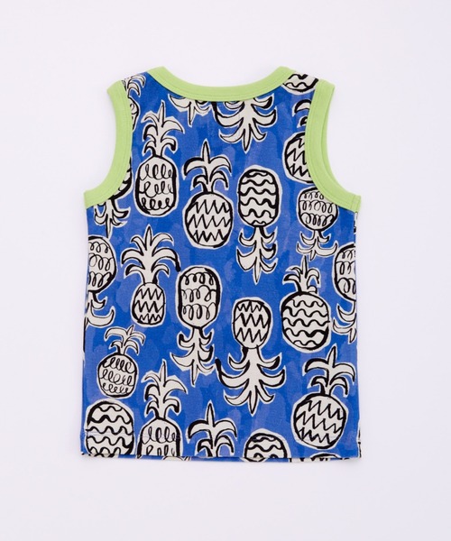 Ocean&Ground（オーシャン&グラウンド）の「ｿｳｶﾞﾗﾀﾝｸﾄｯﾌﾟ（タンクトップ・キッズ・ブルー/ブラック・80/90/100/110/120/140/130）」の6枚目の写真