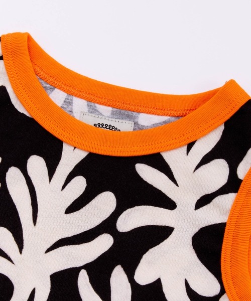 Ocean&Ground（オーシャン&グラウンド）の「ｿｳｶﾞﾗﾀﾝｸﾄｯﾌﾟ（タンクトップ・キッズ・ブルー/ブラック・80/90/100/110/120/140/130）」の7枚目の写真