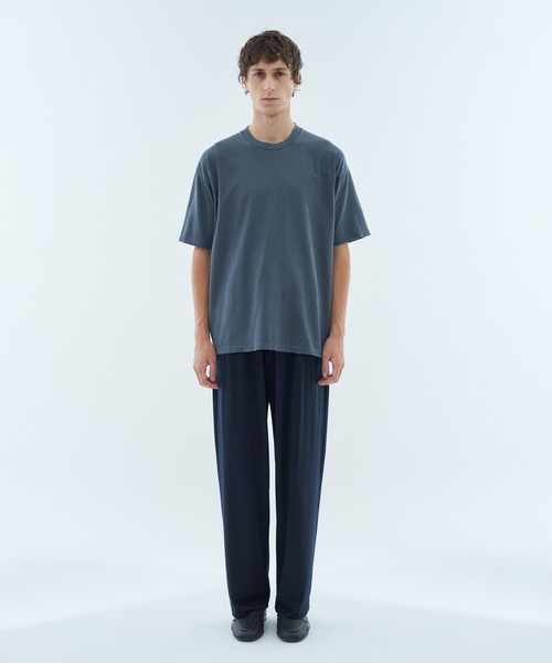 ESTNATION(エストネーション)の「ESTNATION / ガーメントダイ クラッシュカットソー(Tシャツ/カットソー・メンズ・チャコールグレー/ネイビー/レッド・SMALL/MEDIUM)」の16枚目の写真