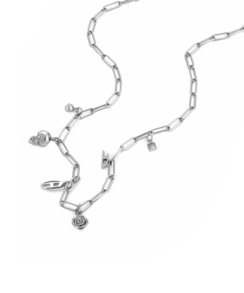 DIESEL（ディーゼル）の「ディーゼル アクセサリー メンズ ネックレス シルバー DX1605040（ネックレス・メンズ・シルバー・FREE）」の3枚目の写真