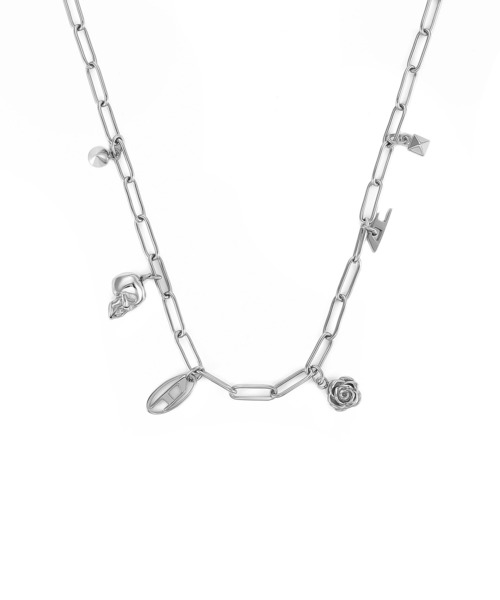 DIESEL（ディーゼル）の「ディーゼル アクセサリー メンズ ネックレス シルバー DX1605040（ネックレス・メンズ・シルバー・FREE）」の4枚目の写真