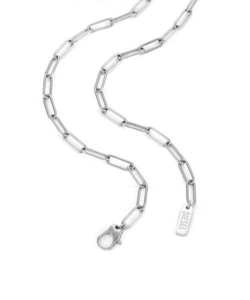DIESEL（ディーゼル）の「ディーゼル アクセサリー メンズ ネックレス シルバー DX1605040（ネックレス・メンズ・シルバー・FREE）」の5枚目の写真