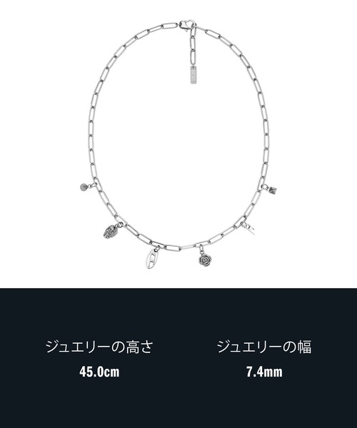 DIESEL（ディーゼル）の「ディーゼル アクセサリー メンズ ネックレス シルバー DX1605040（ネックレス・メンズ・シルバー・FREE）」の9枚目の写真