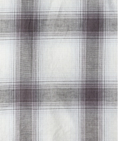 Right-on（ライトオン）の「【HONEYSUCKLE ROSE】チェック開襟半袖シャツ（シャツ/ブラウス・レディース・オフホワイト/ベージュ/ブルー・L/M）」の12枚目の写真