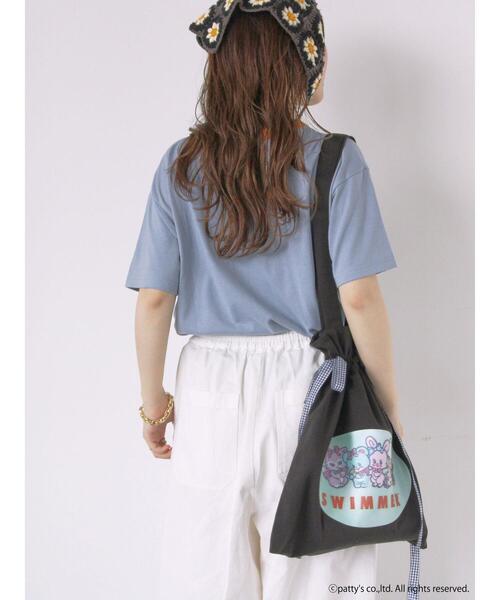 ehka sopo（エヘカソポ）の「【SWIMMER】トートバッグ（トートバッグ・レディース・キナリ/レッド/ブラック・F）」の14枚目の写真