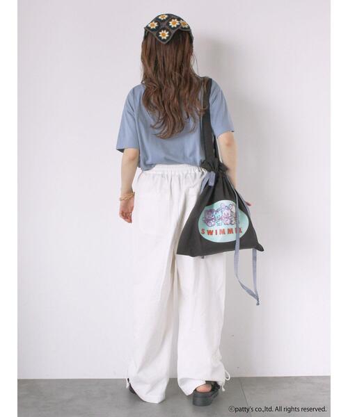 ehka sopo（エヘカソポ）の「【SWIMMER】トートバッグ（トートバッグ・レディース・キナリ/レッド/ブラック・F）」の16枚目の写真