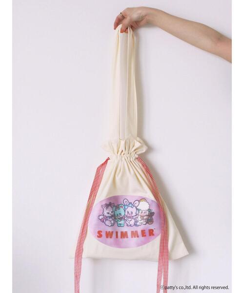 ehka sopo（エヘカソポ）の「【SWIMMER】トートバッグ（トートバッグ・レディース・キナリ/レッド/ブラック・F）」の17枚目の写真