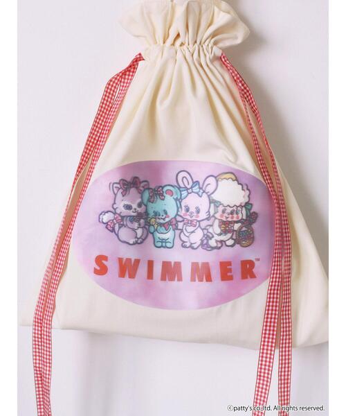 ehka sopo（エヘカソポ）の「【SWIMMER】トートバッグ（トートバッグ・レディース・キナリ/レッド/ブラック・F）」の18枚目の写真