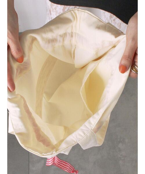 ehka sopo（エヘカソポ）の「【SWIMMER】トートバッグ（トートバッグ・レディース・キナリ/レッド/ブラック・F）」の19枚目の写真