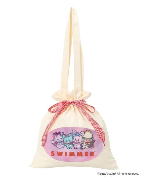 ehka sopo（エヘカソポ）の「【SWIMMER】トートバッグ（トートバッグ・レディース・キナリ/レッド/ブラック・F）」の22枚目の写真