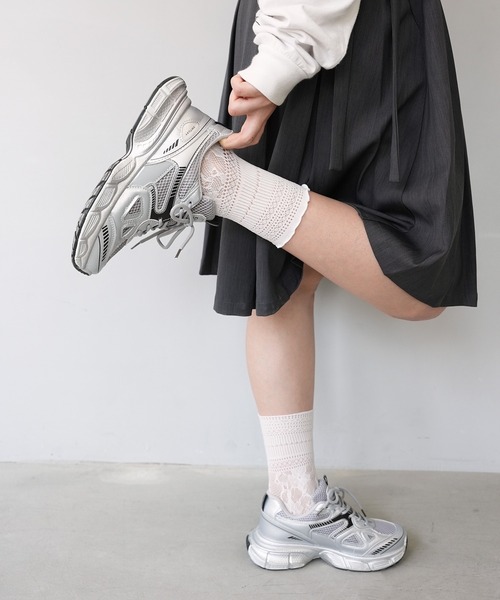 c.u.l（シーユーエル）の「厚底軽量 シルバー メタリック ハイテクスニーカー culs132（スニーカー・レディース・シルバー・39/38/37/36）」の11枚目の写真