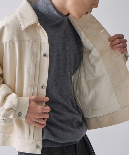 miffew（ミフュー）の「「miffew/ ミフュー」DENIM DOWN JACKET（ダウンジャケット/コート・レディース・オフホワイト/インディゴブルー・3/2/1/4）」の5枚目の写真