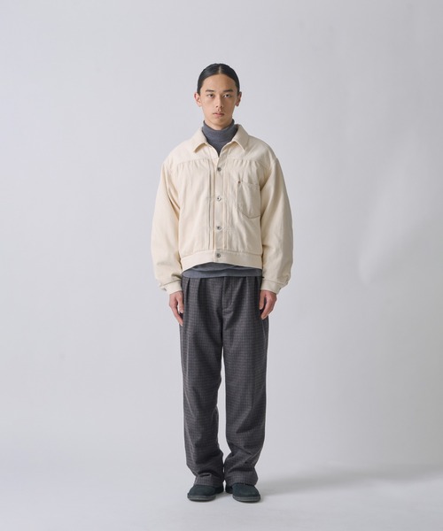 miffew（ミフュー）の「「miffew/ ミフュー」DENIM DOWN JACKET（ダウンジャケット/コート・レディース・オフホワイト/インディゴブルー・3/2/1/4）」の7枚目の写真