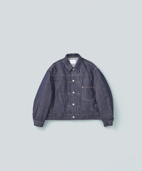 miffew（ミフュー）の「「miffew/ ミフュー」DENIM DOWN JACKET（ダウンジャケット/コート・レディース・オフホワイト/インディゴブルー・3/2/1/4）」の11枚目の写真