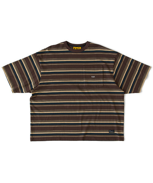 FAT(エフエイティー)の「GRANDER(Tシャツ/カットソー・メンズ・ブラック/ネイビー/ブラウン/ホワイト・JUMBO(XXL)/FAT(XL)/SKINNY(L)/TITCH(M))」の4枚目の写真