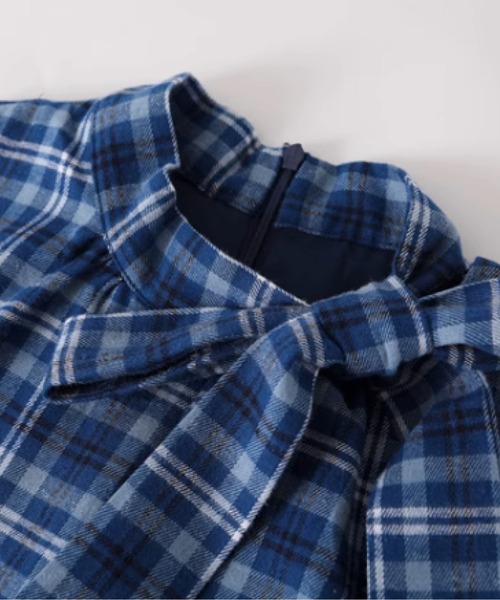 ワンピース LA POMME petit French Check Ruffle Dress French Check Ruffle Dress/フレンチチェックフリルドレス