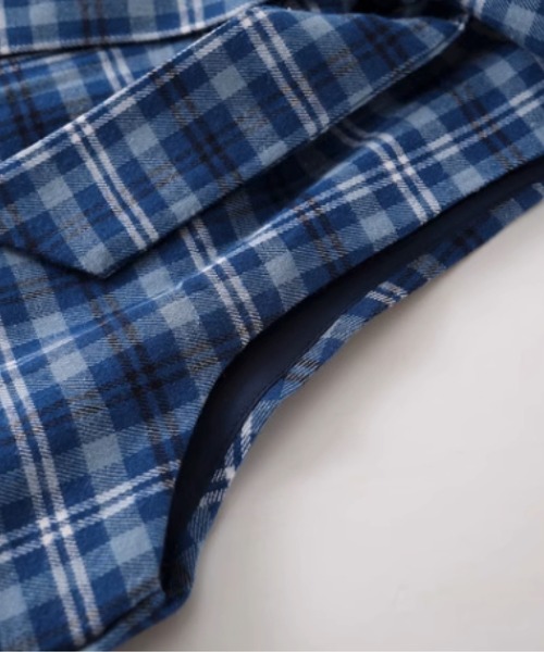 ワンピース LA POMME petit French Check Ruffle Dress French Check Ruffle Dress（ワンピース）｜LA POMME petit