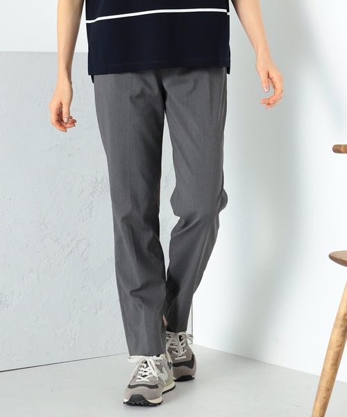 GALLORIA(ギャローリア)の「【キレメクシリーズ】吸水速乾 すっきりストレートパンツ(その他パンツ・レディース・ライトグレー/チャコールグレー/ブラック・LL/L/M/S)」の8枚目の写真