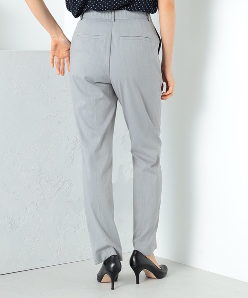 GALLORIA(ギャローリア)の「【キレメクシリーズ】吸水速乾 すっきりストレートパンツ(その他パンツ・レディース・ライトグレー/チャコールグレー/ブラック・LL/L/M/S)」の12枚目の写真