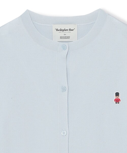 MACKINTOSH PHILOSOPHY（ﾏｯｷﾝﾄｯｼｭ ﾌｨﾛｿﾌｨｰ）の「【WEB&一部店舗限定】バッキンガムベア ニットカーディガン（カーディガン/ボレロ・レディース・ブラック/チャコールグレー/ブルー/ダークネイビー/ベージュ・38）」の13枚目の写真