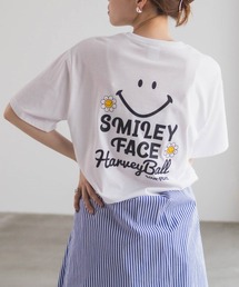 SMILEY FACE ロゴTシャツ