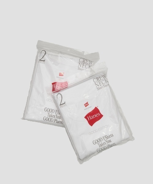 STUDIOUS（ステュディオス）の「【HANES】2pieces Pack TEE by Shogo Sekine（Tシャツ/カットソー・メンズ・ブラック/ホワイト・L/M/S/XL）」の2枚目の写真