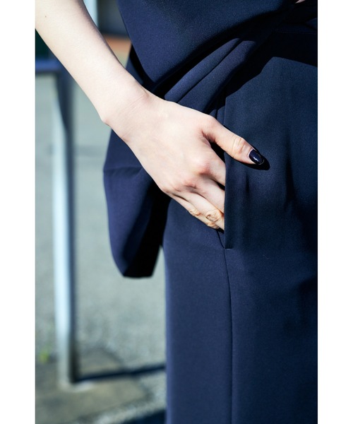 エンフォルド（ENFOLD）サロペットスカート ENFOLD（エンフォルド）の「High Twill バルーンサロペット
