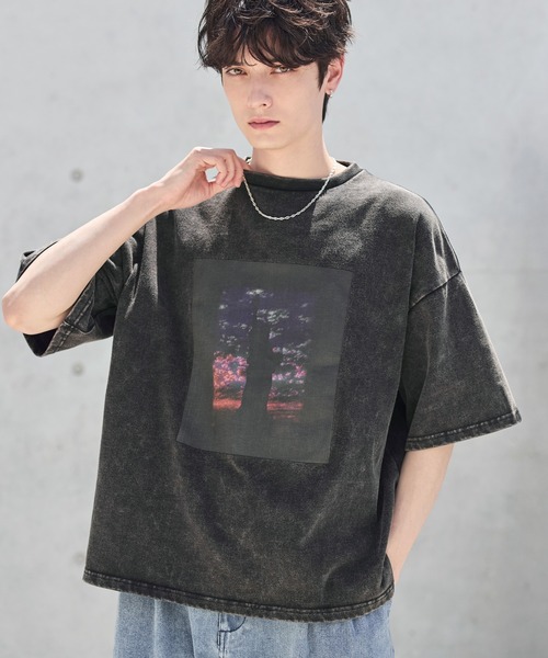 ちゃんみな　Tシャツ　Lサイズ　ヴィンテージ加工のピグメントボディ ちゃんみな Tシャツ Lサイズ ヴィンテージ加工のピグメントボディ