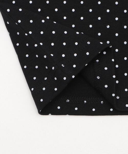 dispark(ディスパーク)の「DISPARK/ヘンリーネックドッド刺繍ロゴT(Tシャツ/カットソー・レディース・ホワイト/ブラック・FREE)」の7枚目の写真