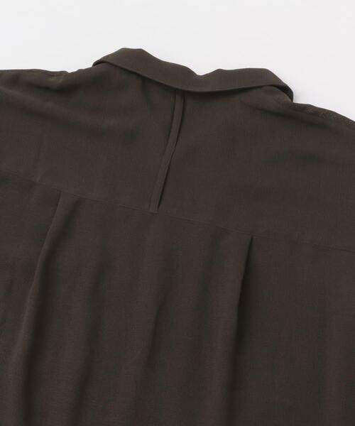 【美品】ATTACHMENT 2023SSオープンカラーシャツ ブラック2(M) 美品】ATTACHMENT 2023SSオープンカラーシャツ ブラック2(M