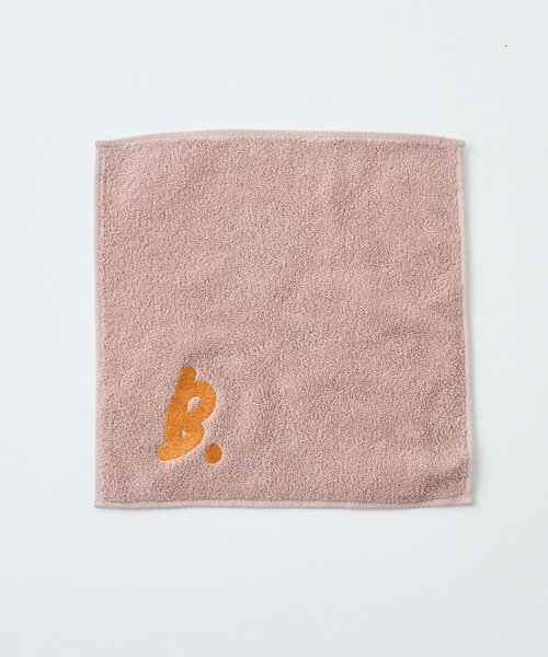 Kastane（カスタネ）の「【6色展開/今治タオル】B カラーミニタオル（ハンカチ/ハンドタオル・レディース・サーモンピンク/パープル系その他/ブラック/イエロー/ベージュ/ミント・FREE）」の2枚目の写真