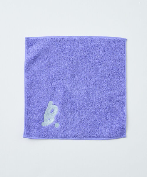 Kastane（カスタネ）の「【6色展開/今治タオル】B カラーミニタオル（ハンカチ/ハンドタオル・レディース・サーモンピンク/パープル系その他/ブラック/イエロー/ベージュ/ミント・FREE）」の4枚目の写真