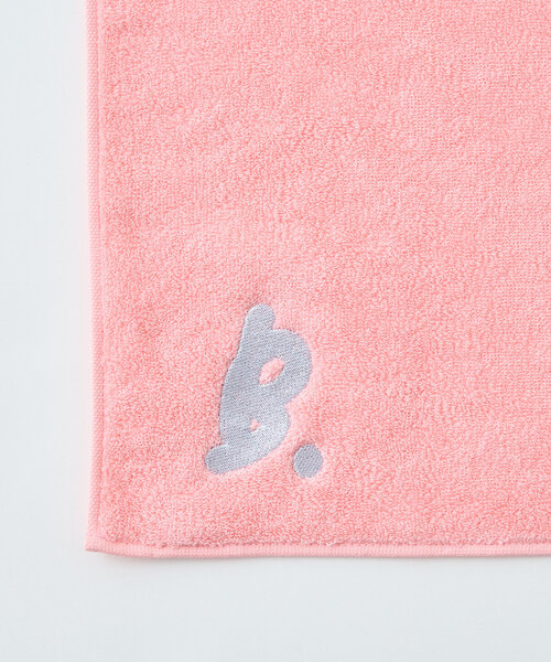 Kastane（カスタネ）の「【6色展開/今治タオル】B カラーミニタオル（ハンカチ/ハンドタオル・レディース・サーモンピンク/パープル系その他/ブラック/イエロー/ベージュ/ミント・FREE）」の8枚目の写真