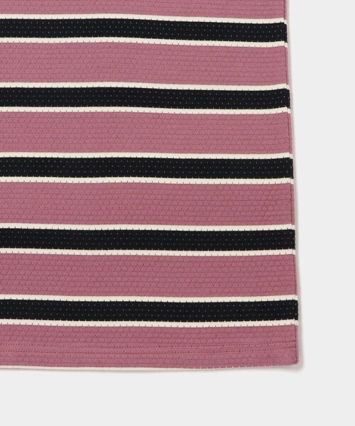 Saturdays NYC（サタデーズ ニューヨークシティ ）の「Mesh Border Stripe SS Tee（Tシャツ/カットソー・メンズ・パープル/ライトグリーン・L/M/XL/S）」の18枚目の写真