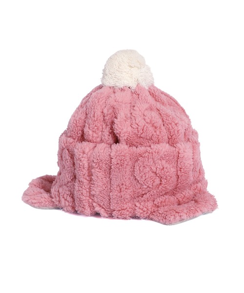 MAKE YOUR DAY(メイクユアデイ)の「ボアワッチキャップ(キャップ・キッズ・アイボリー/ブラック/レッド/ピンク/ブラウン・L/M/S/XS)」の14枚目の写真