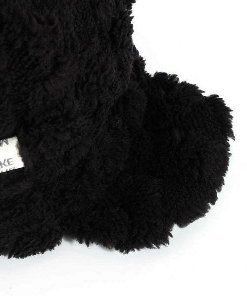 MAKE YOUR DAY(メイクユアデイ)の「ボアワッチキャップ(キャップ・キッズ・アイボリー/ブラック/レッド/ピンク/ブラウン・L/M/S/XS)」の18枚目の写真