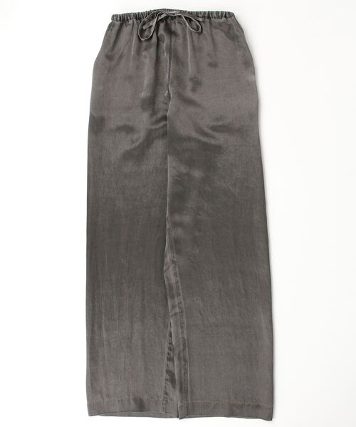 DOUBLE STANDARD CLOTHING(ダブルスタンダードクロージング)の「アセテートピグメントサテンタンクパンツ(その他パンツ・レディース・カーキ/チャコール・36/38)」の3枚目の写真