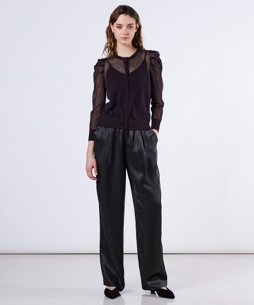 DOUBLE STANDARD CLOTHING(ダブルスタンダードクロージング)の「アセテートピグメントサテンタンクパンツ(その他パンツ・レディース・カーキ/チャコール・36/38)」の19枚目の写真