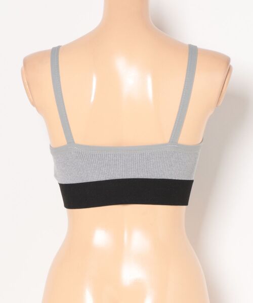 GORGE(ゴージ)の「《ヘルシー見え×伸縮フィット》レディース ブラトップ インナー ノンワイヤー スポーティ 春夏秋冬(キャミソール・レディース・ホワイト/ブラック/グレー・F)」の5枚目の写真