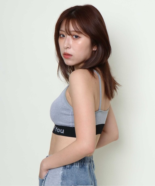 GORGE(ゴージ)の「《ヘルシー見え×伸縮フィット》レディース ブラトップ インナー ノンワイヤー スポーティ 春夏秋冬(キャミソール・レディース・ホワイト/ブラック/グレー・F)」の9枚目の写真
