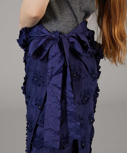 セール】【crinkle crinkle crinkle】frill rayon shantung