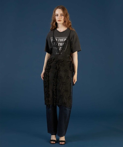セール】【crinkle crinkle crinkle】frill rayon shantung