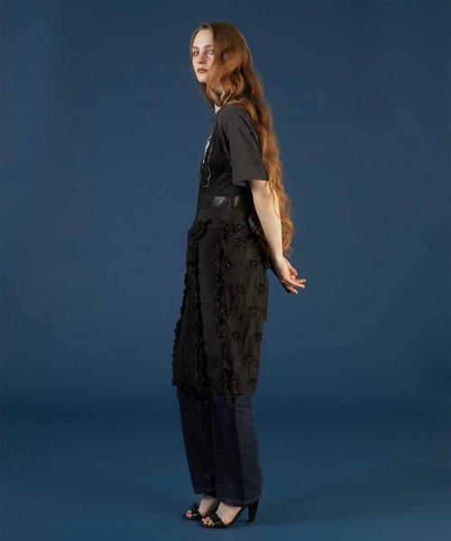 セール】【crinkle crinkle crinkle】frill rayon shantung
