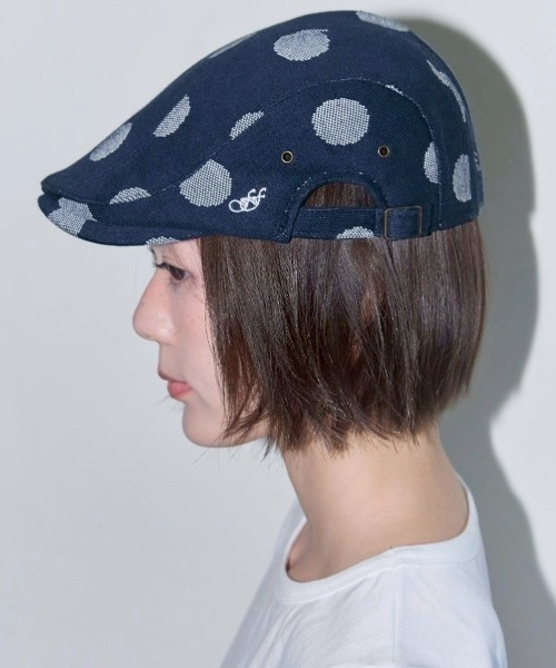 FANCY CLUB(ファンシークラブ)の「【FANCY CLUB】Angel Dot Hunting Cap / 【ファンシークラブ】エンジェルドットハンチング帽子(ハンチング/ベレー帽・レディース・ネイビー/グレー・ONE SIZE)」の17枚目の写真