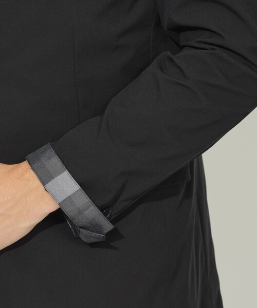 BLACK LABEL CRESTBRIDGE(ブラックレーベル・クレストブリッジ)の「【WEB限定】TEXBRID(R)ストレッチジャケット(テーラードジャケット・メンズ・ブラック・M/S/L/XL)」の5枚目の写真