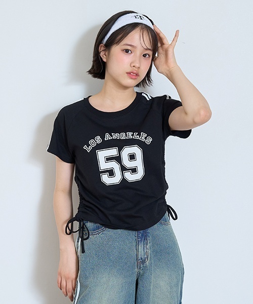 セール】【LTXC】【接触冷感/ひんやり】ドロストナンバーTシャツ