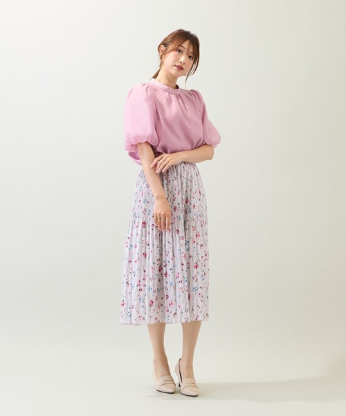 Rose Tiara(ローズティアラ)の「【手洗いOK】バルーン袖ブラウス(シャツ/ブラウス・レディース・イエロー/レッド/ブラック/ピンク・46/38/42)」の8枚目の写真