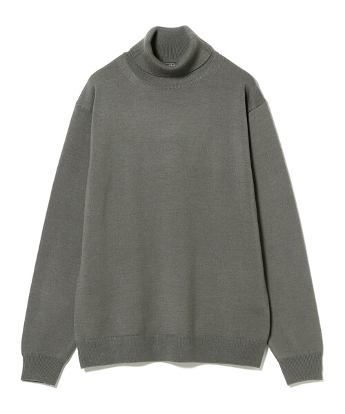 B:MING by BEAMS(ビーミングバイビームス)の「9ゲージ タートルネック ニット(ニット/セーター・メンズ・ブラック/グレー・LARGE/MEDIUM/SMALL)」の2枚目の写真
